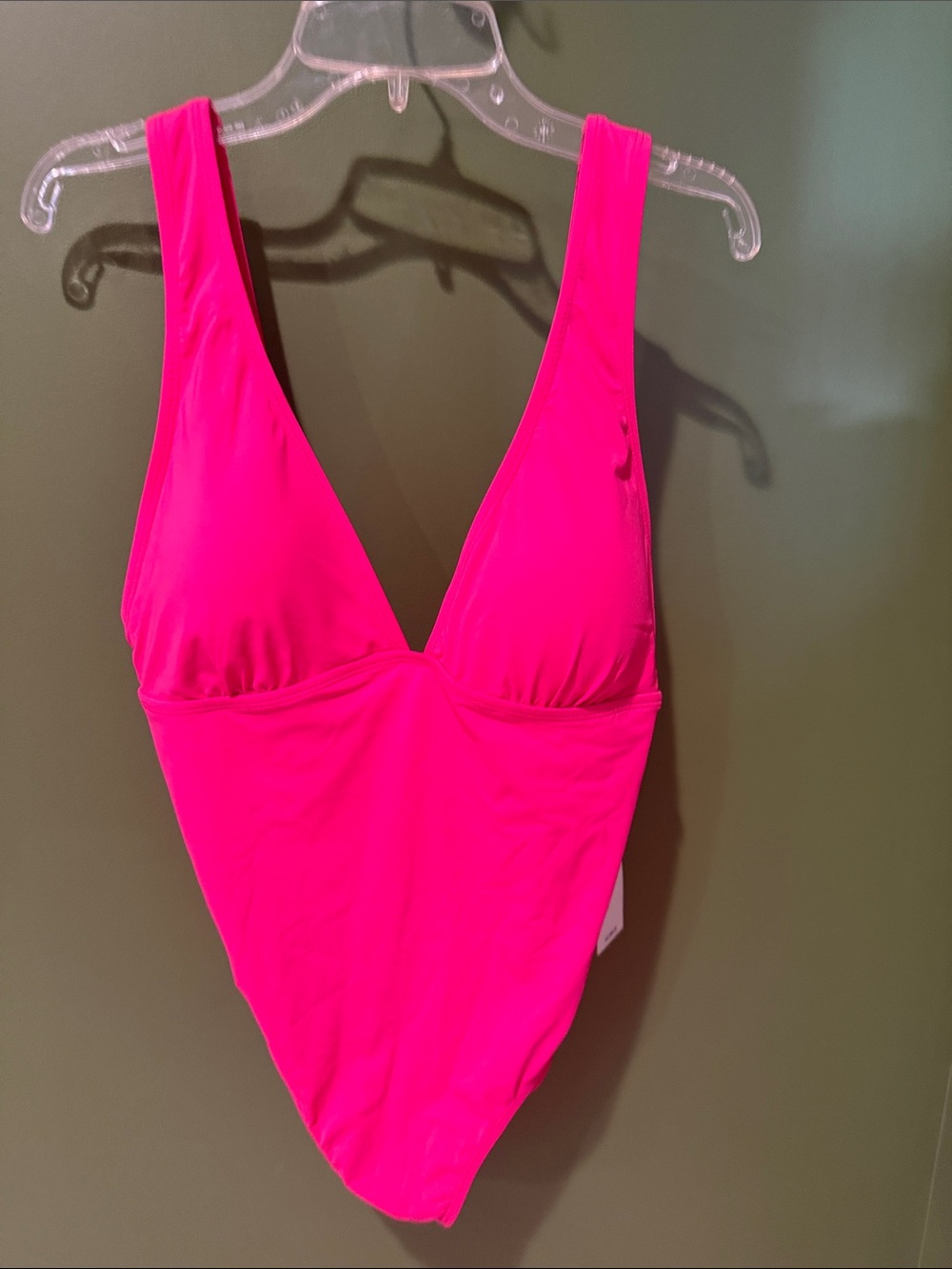 Woman’s  Pink One-Piece Swimsuit, NWT